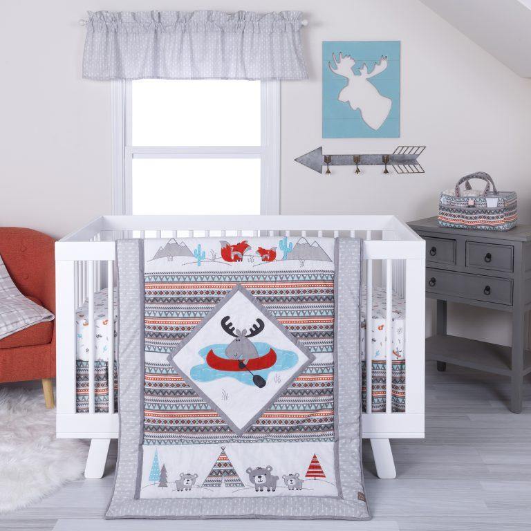 Trend Lab, LLC Introduces Moose Canoe; A Woodland Forest Themed Nursery Collection - Trend Lab