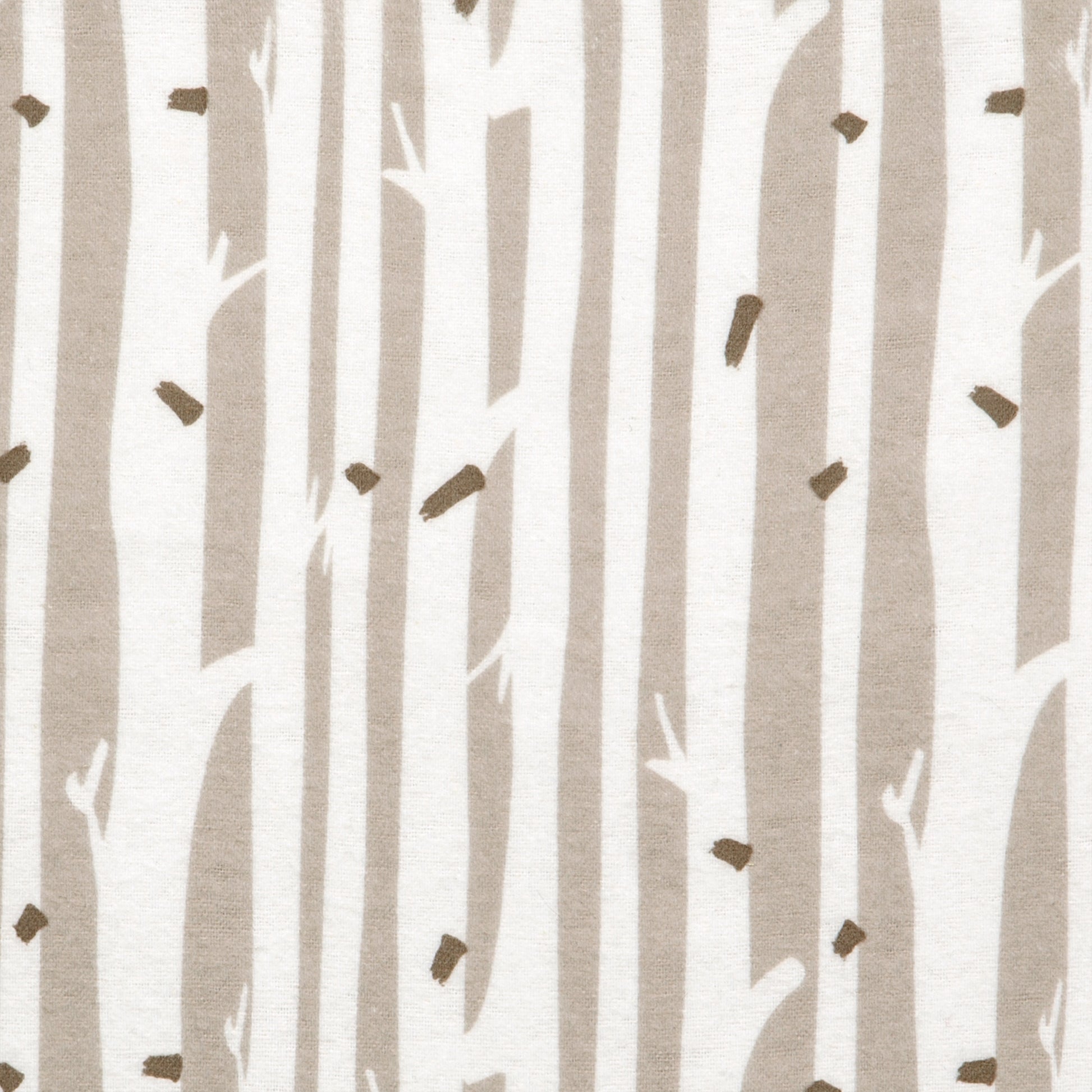 Birch Stripe Deluxe Flannel Fitted Crib Sheet- Swatch View