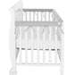 CribWrap® Narrow Fleece Waterproof Three Pack Gray Crib Rail Cover