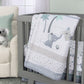  Ellie & Friends 4 Piece Crib Bedding Set; stylized nursery room image