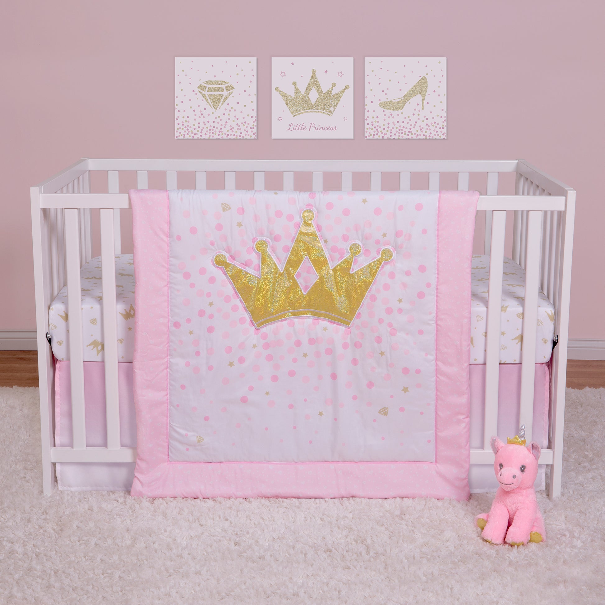 Tiara Princess 4 Piece Crib Bedding Collection by Sammy and Lou55417$69.99Trend Lab