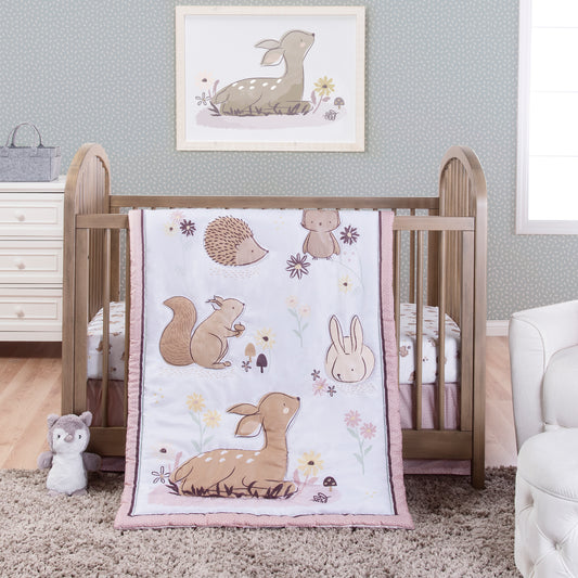 Sweet Autumn Crib Bedding Set in a stylized bedroom