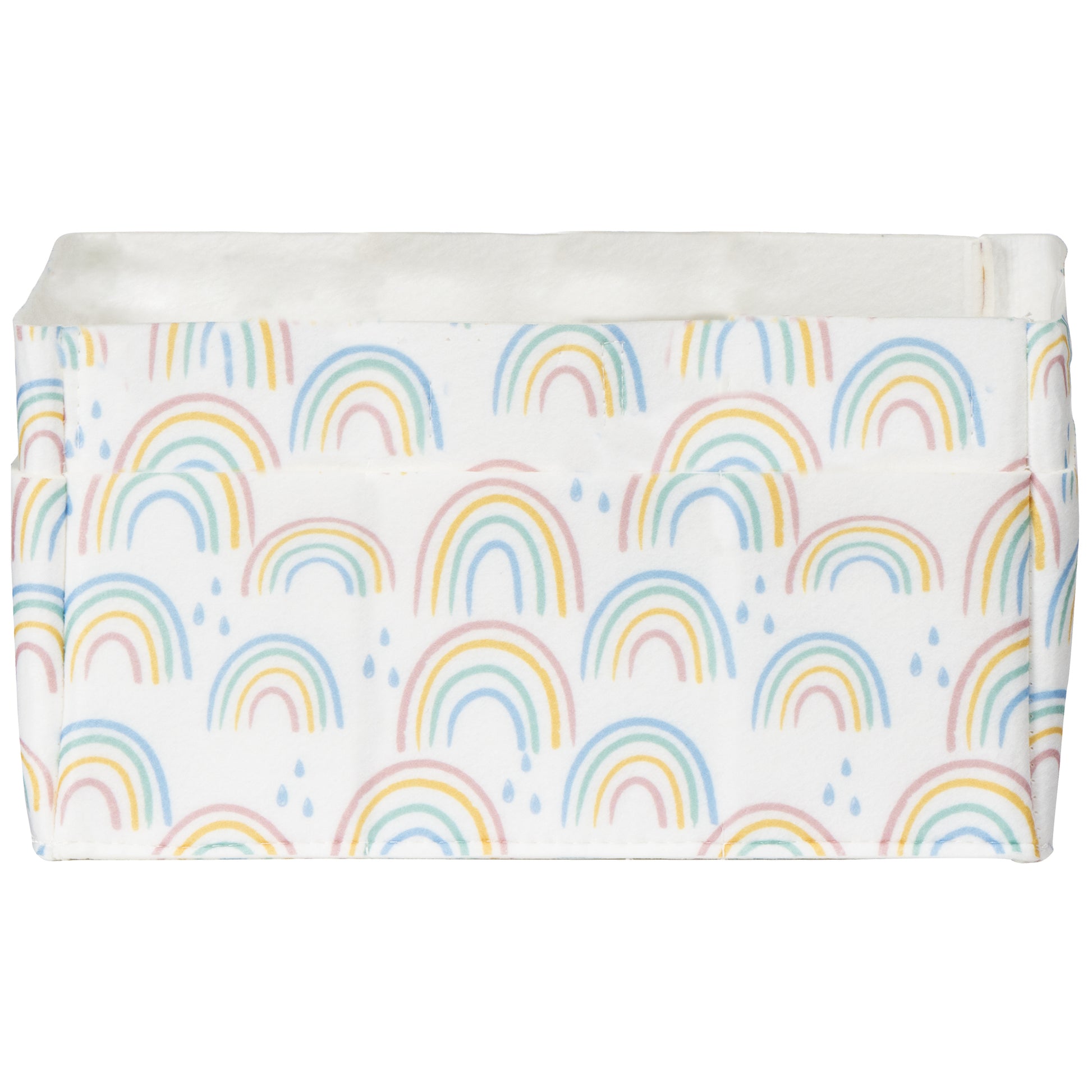 Painted Rainbow Wipes Caddy by Sammy & Lou® - front view
