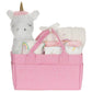 Unicorn 6 Piece Nursery Essential Gift Set by My Tiny Moments™ - straight on view