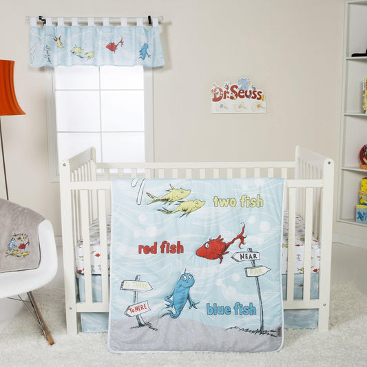 Dr. Seuss by Trend Lab Introduces the One Fish, Two Fish Nursery Bedding Collection - Trend Lab