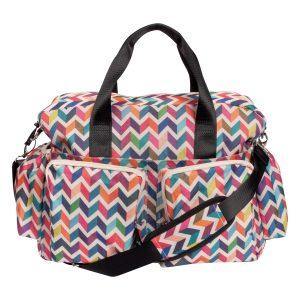 Multi Chevron Deluxe Duffle Bag Featured on Target’s Diapering Home Page - Trend Lab
