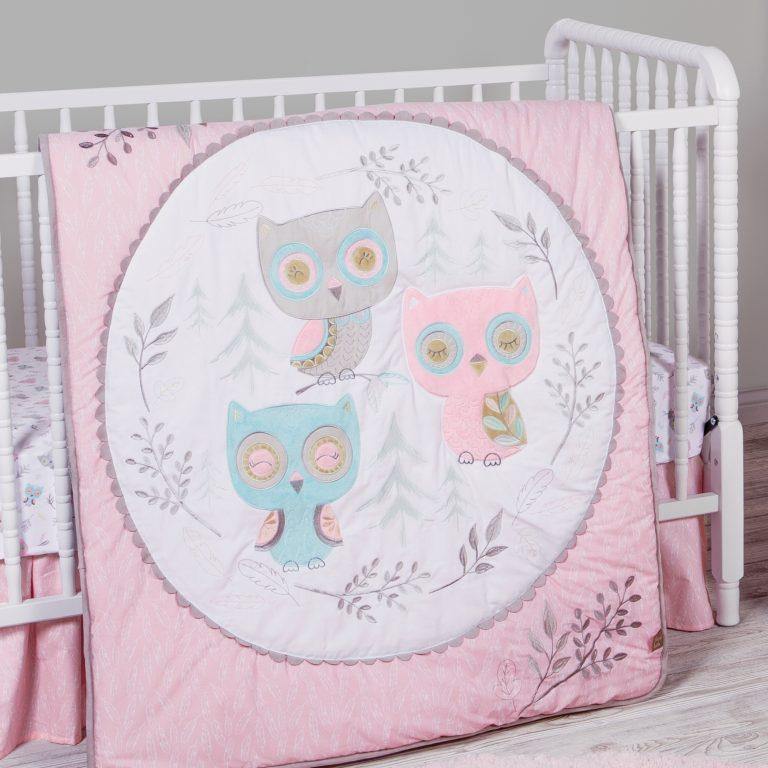 Trend Lab, LLC Introduces the Feathered Friends Collection; A Pastel Owl Themed Nursery Collection - Trend Lab