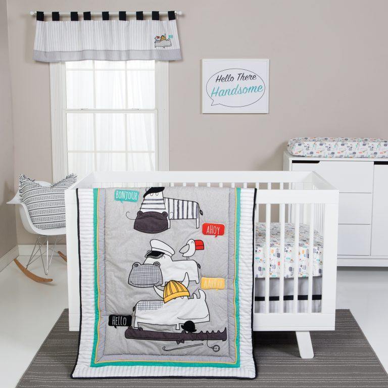 Trend Lab, LLC Introduces Hello; A Contemporary Gender Neutral Safari Themed Nursery Collection - Trend Lab