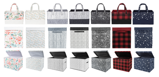 Trend Lab, LLC Introduces New Printed Felt in Essential Totes, Toy Boxes and Hampers