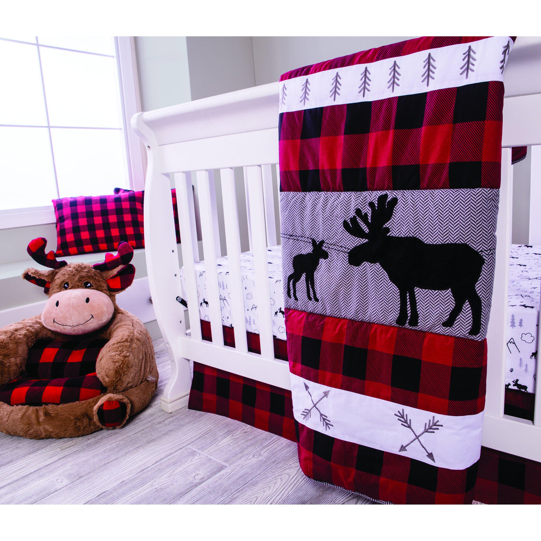 Trend Lab's Lumberjack Moose 3 Piece Bedding Featured in Baby Maternity Retail Magazine - Trend Lab
