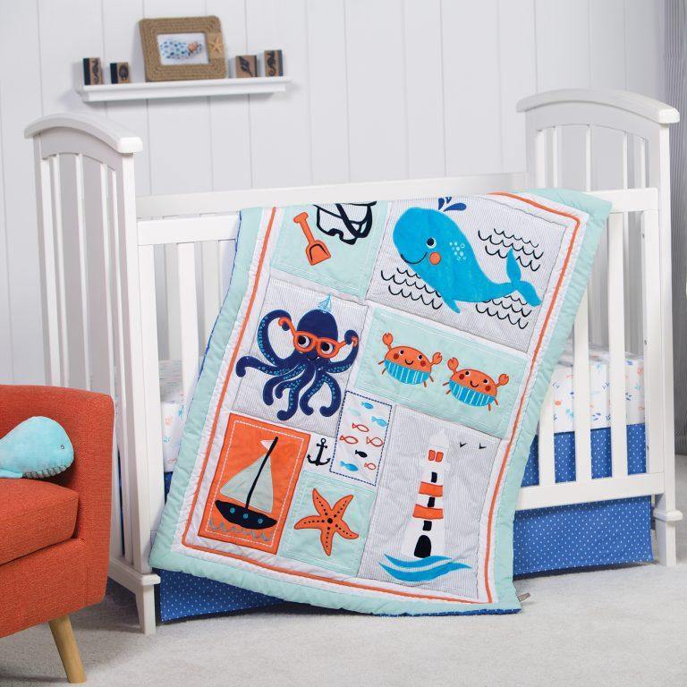 Trend Lab, LLC Introduces the Ocean Pals Collection; A Playful Sea Themed Nursery Collection - Trend Lab