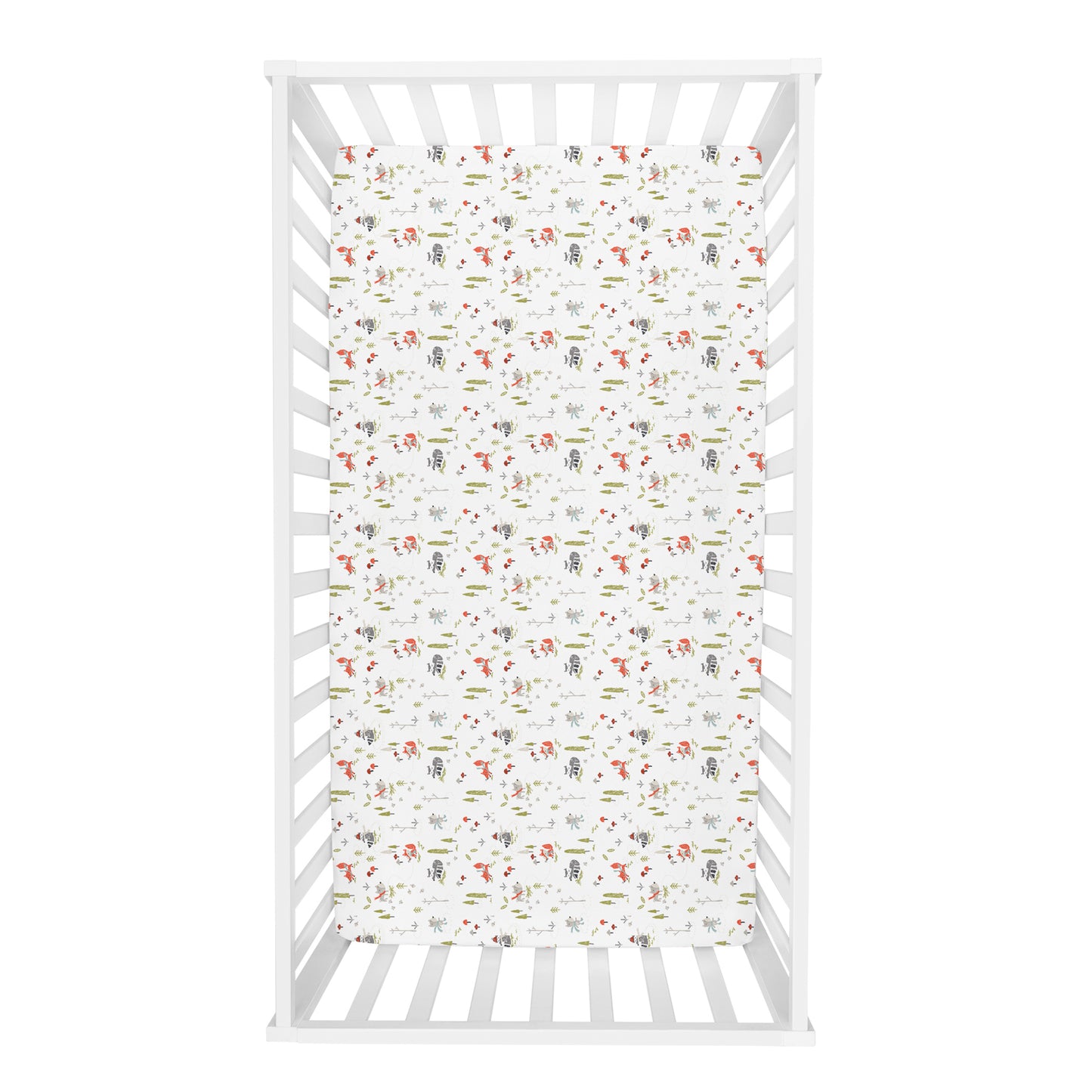 Winter Woods Deluxe Flannel Fitted Crib Sheet