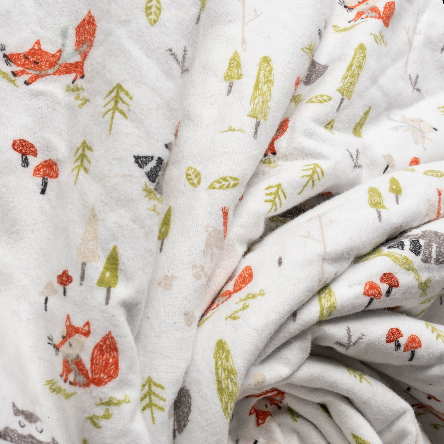 Winter Woods Deluxe Flannel Fitted Crib Sheet