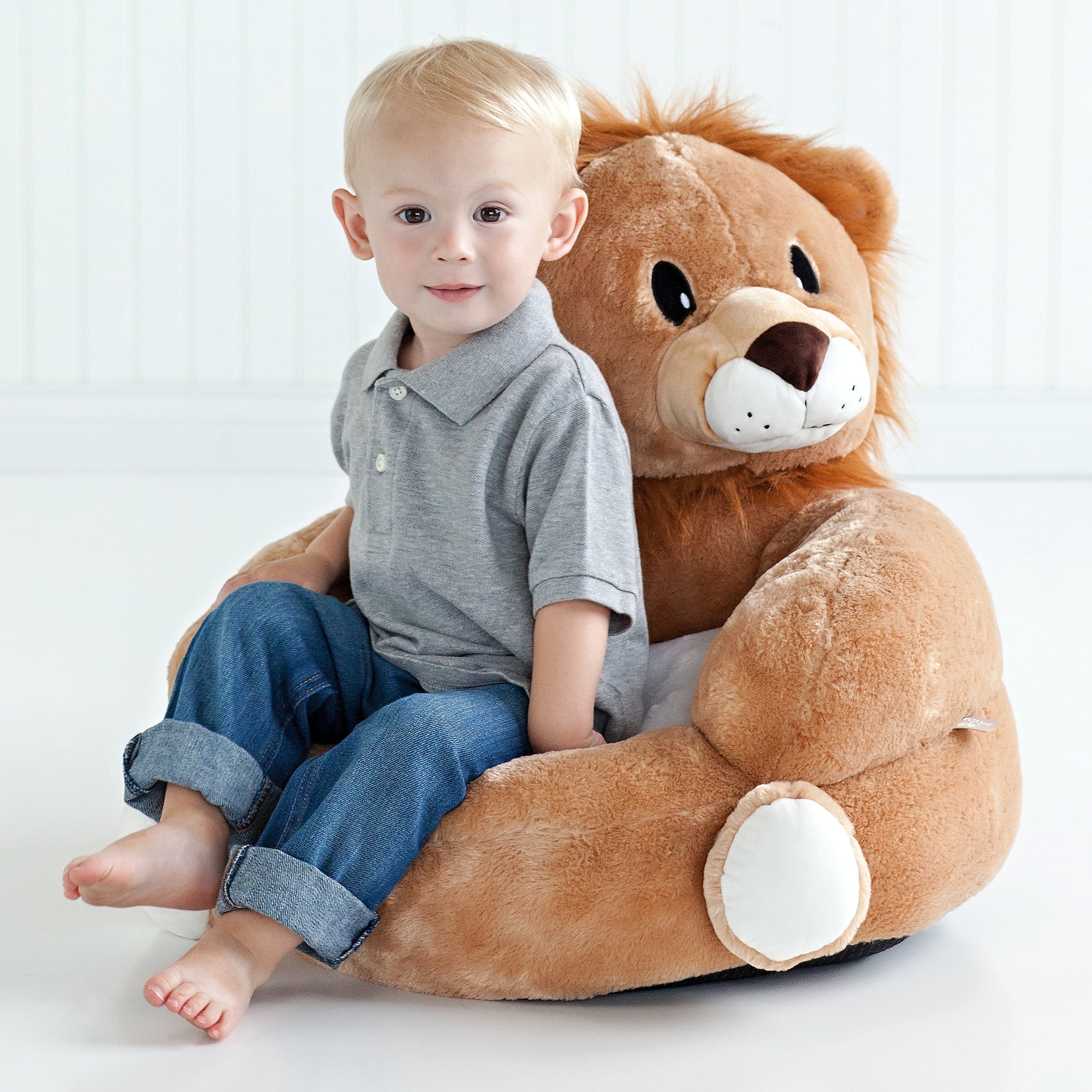 Toddler Plush Lion Character Chair Home Trend Lab