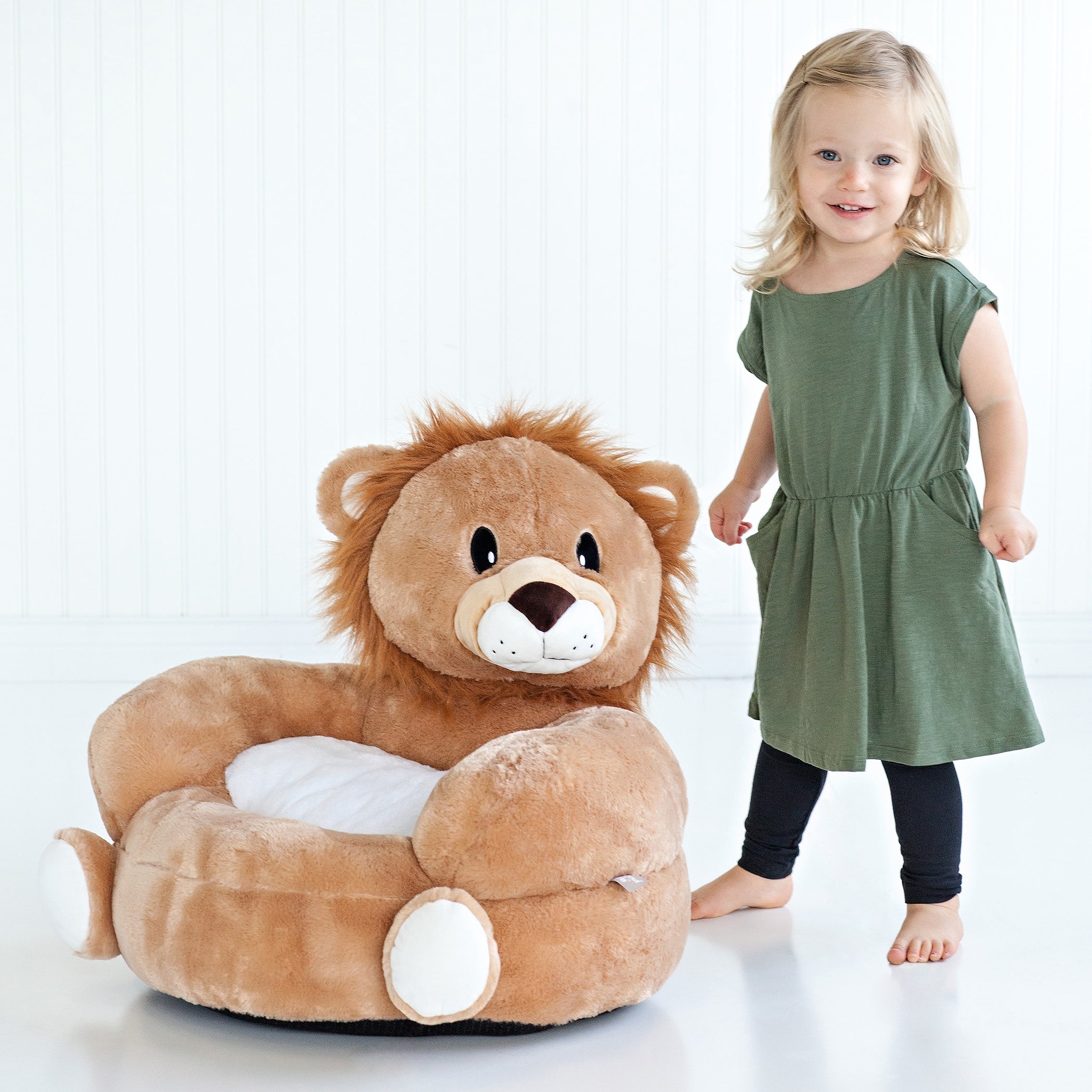 Toddler Plush Lion Character Chair Home Trend Lab