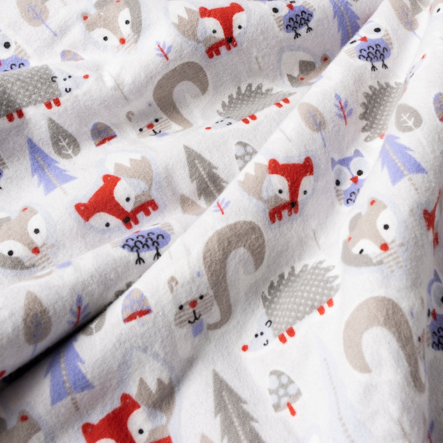 Winter Forest Deluxe Flannel Fitted Crib Sheet