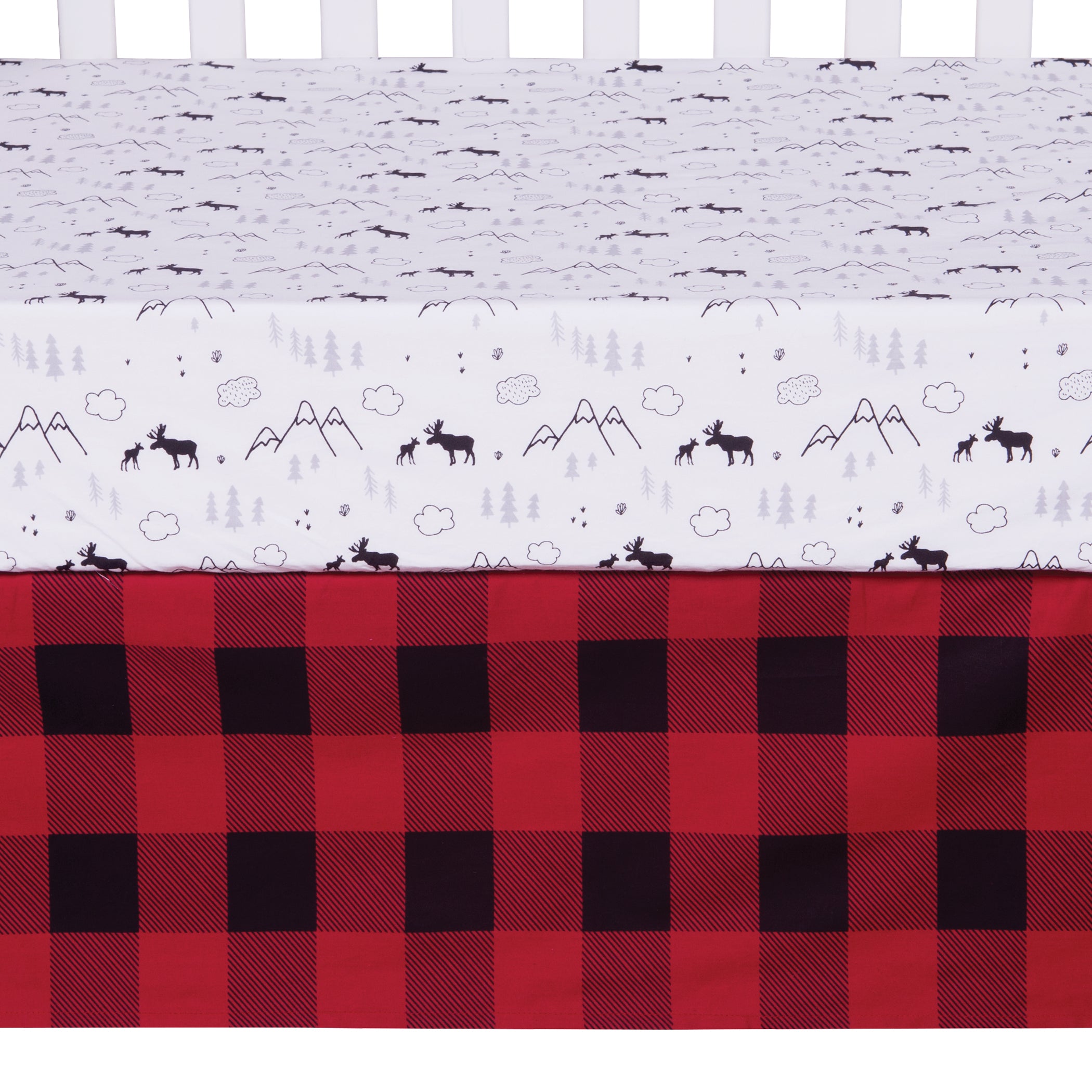 Buffalo plaid crib sheet online