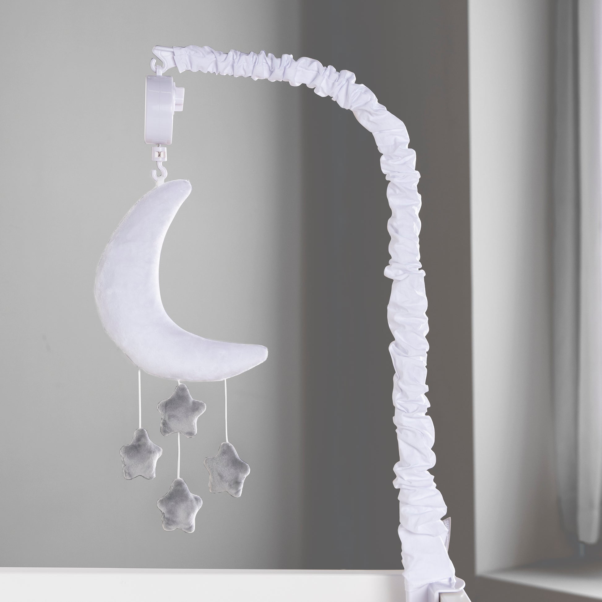 Celestial Musical Crib Baby Mobile- stylized in room image