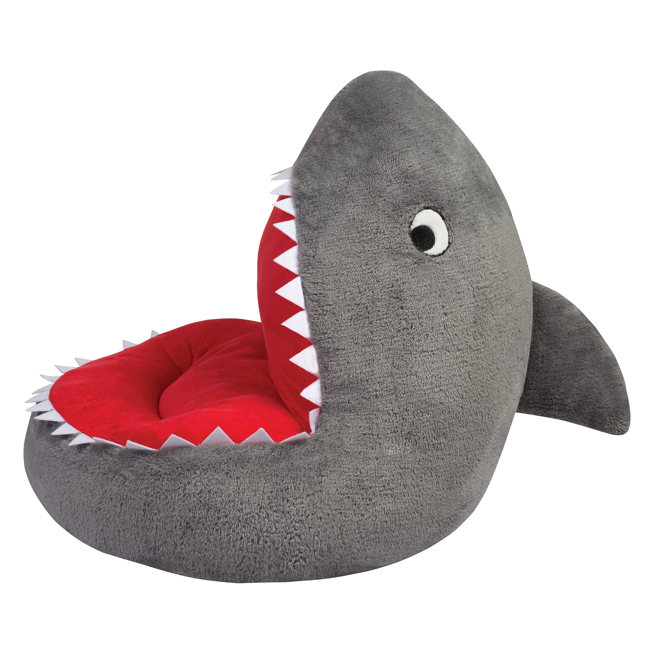 Toddler Plush Shark Character Chair Home Trend Lab