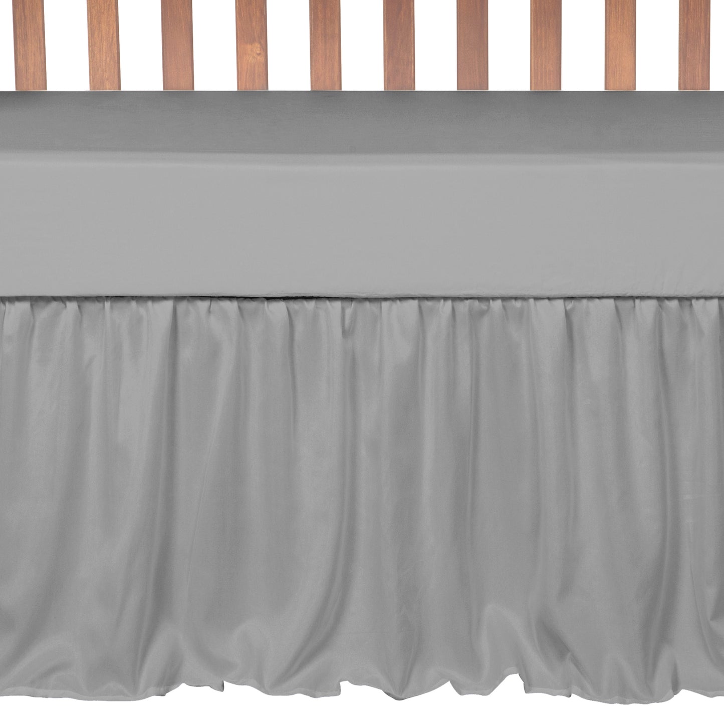 Simply Gray 3 Piece Crib Bedding Set