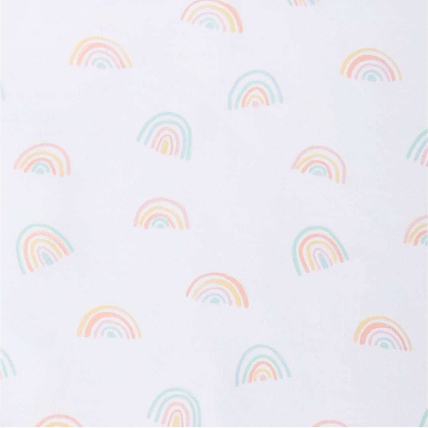 Rainbow Fitted Crib Sheet