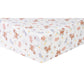 Farm Friends Deluxe Flannel Fitted Crib Sheet -corner view