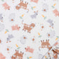  Farm Friends Deluxe Flannel Fitted Crib Sheet - swatch view
