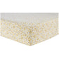  Golden Daisies Deluxe Flannel Fitted Crib Sheet -corner view
