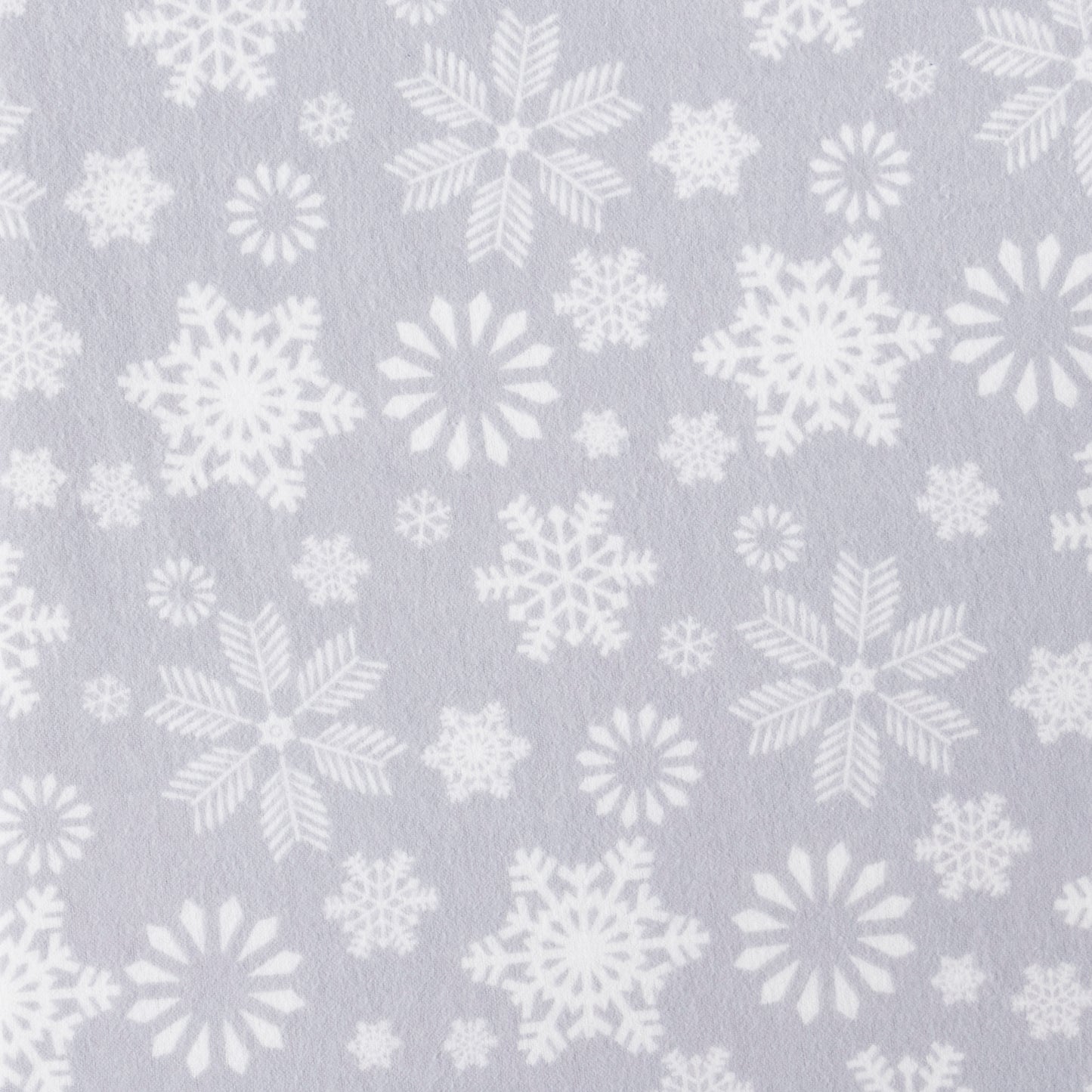 Snowflake Flurry Deluxe Flannel Fitted Crib Sheet
