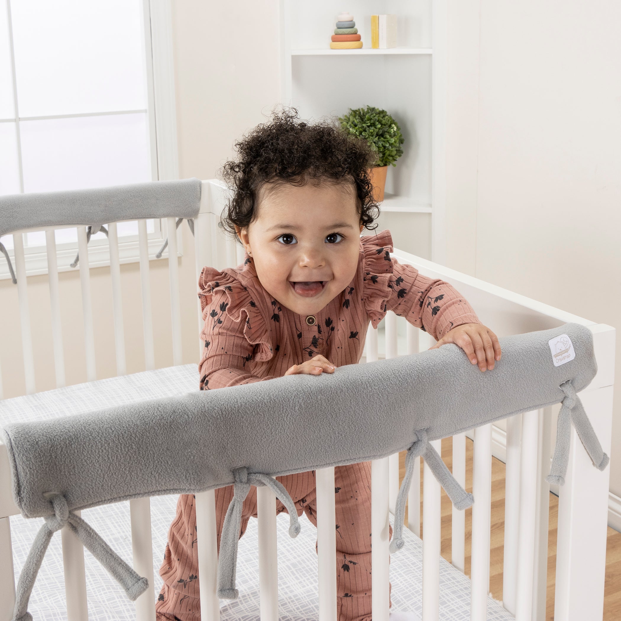 Wide crib rail cover sale