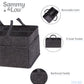 Charcoal Gray Felt Storage Caddy by Sammy & Lou®