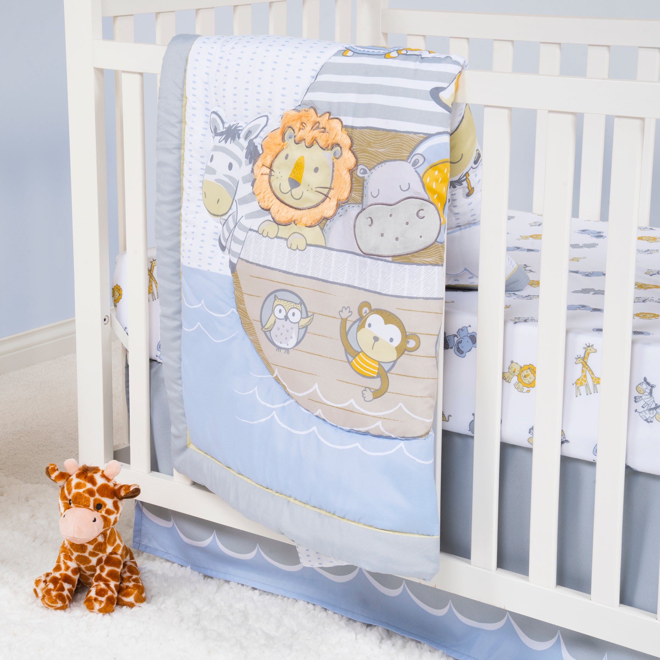 Noah's ark deals crib bedding set