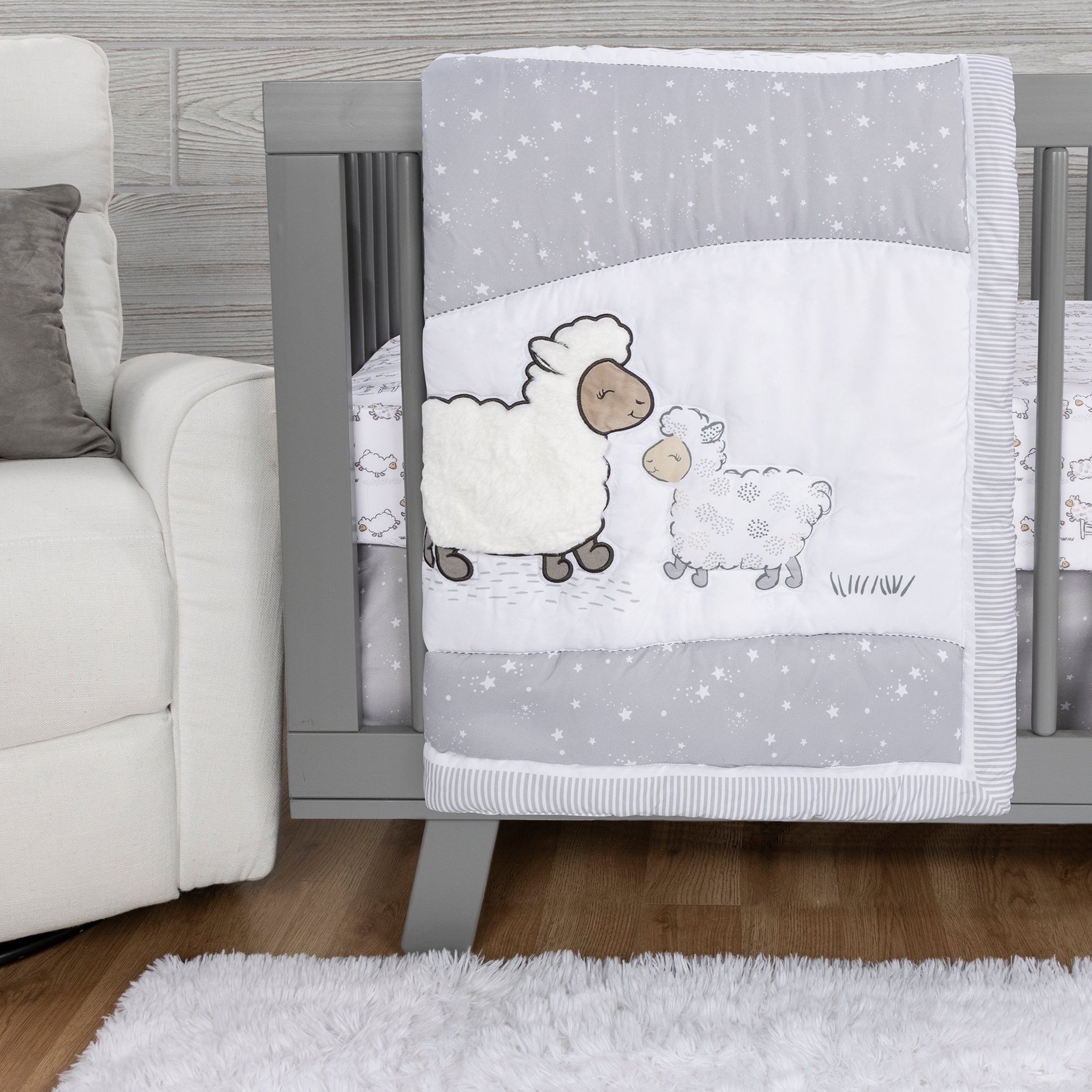 Baby sheep bedding crib sets on sale