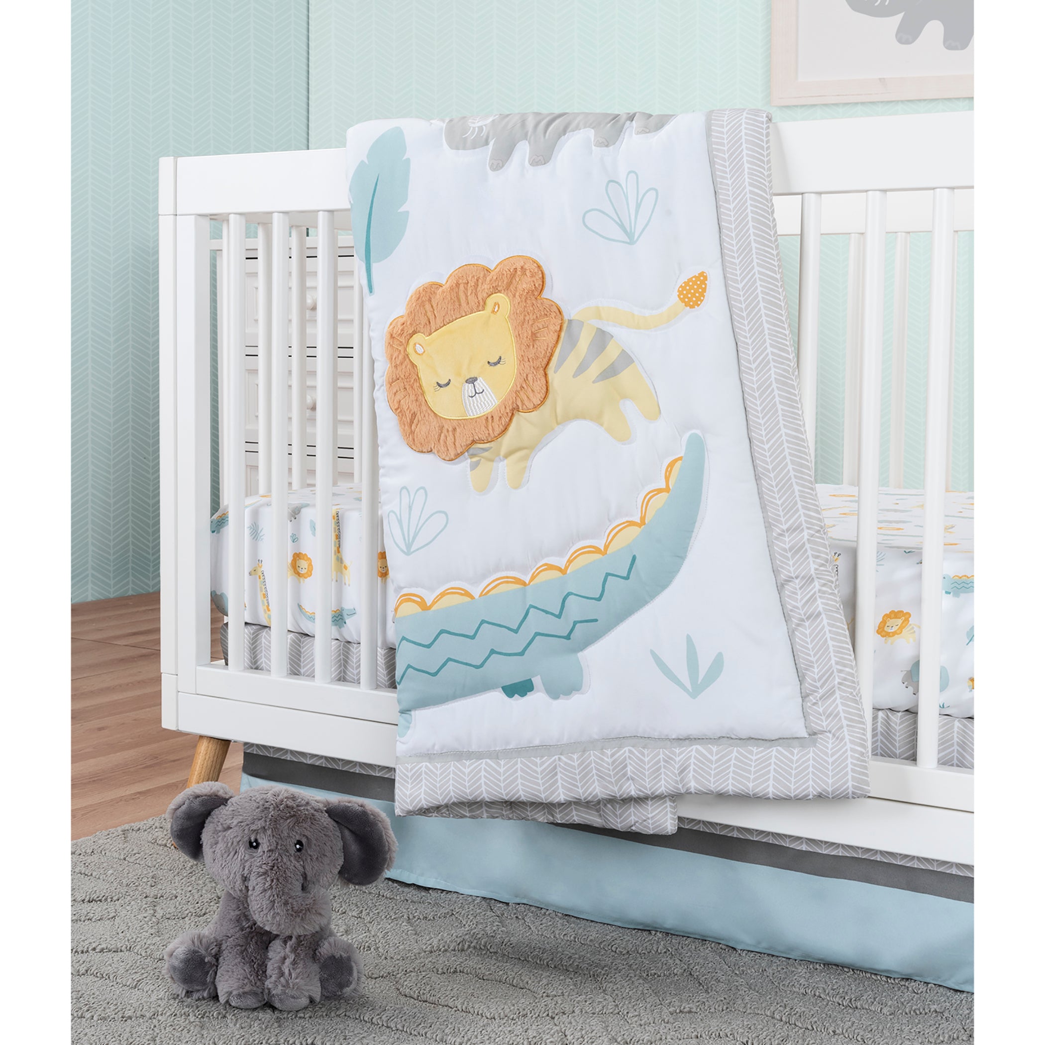 Jungle Pals 4 Piece Crib Bedding Set by Sammy & Lou®