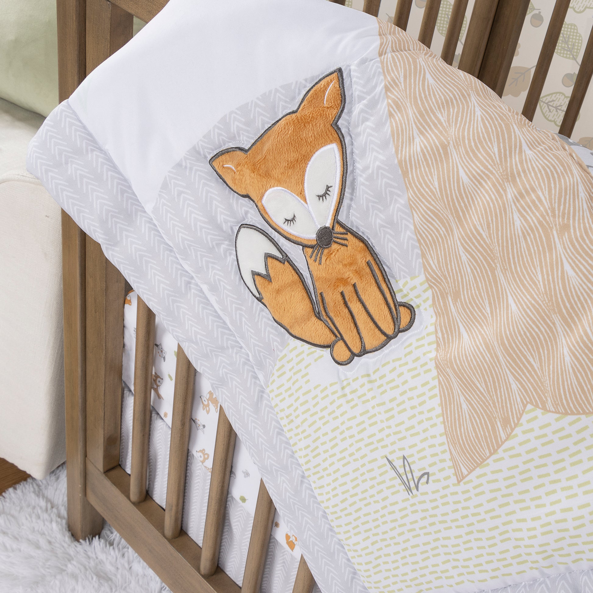  Friendly Forest 4 Piece Crib Bedding Collection by Sammy & Lou®;