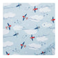 Airplanes 2-Pack Microfiber Fitted Crib Sheet Set- Swatch View