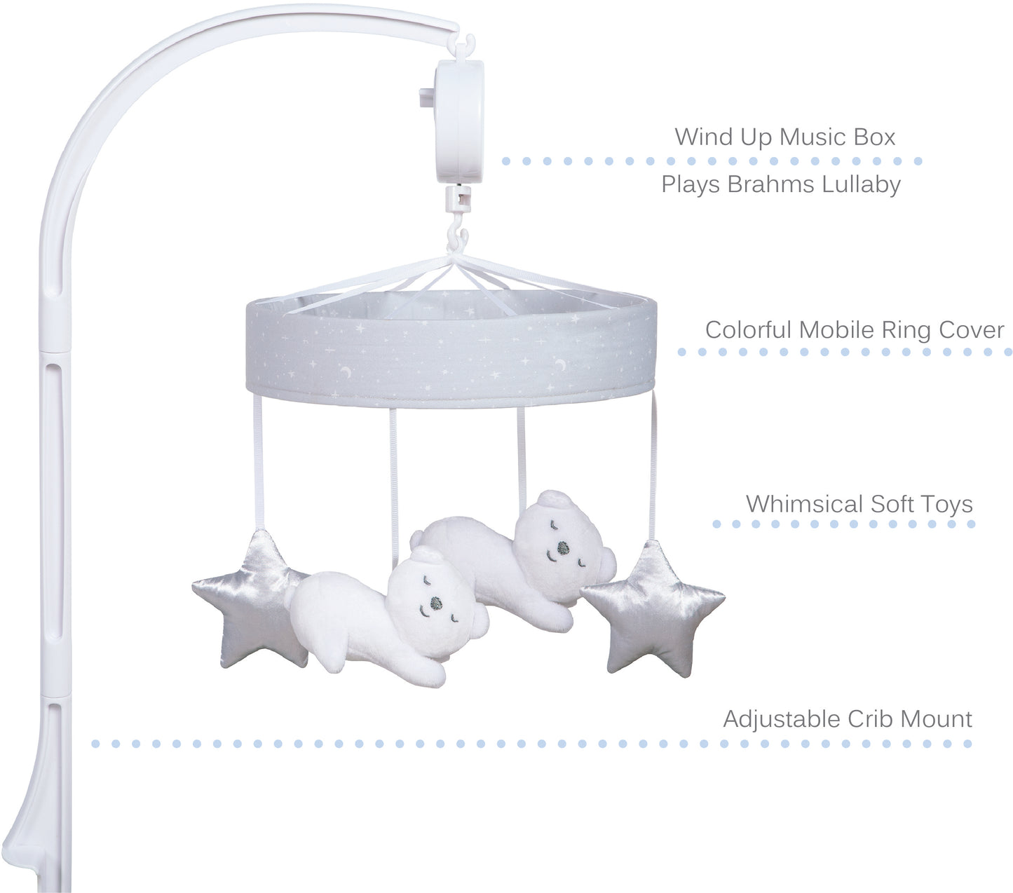 Bearly Dreaming Musical Crib Baby Mobile by Sammy & Lou®