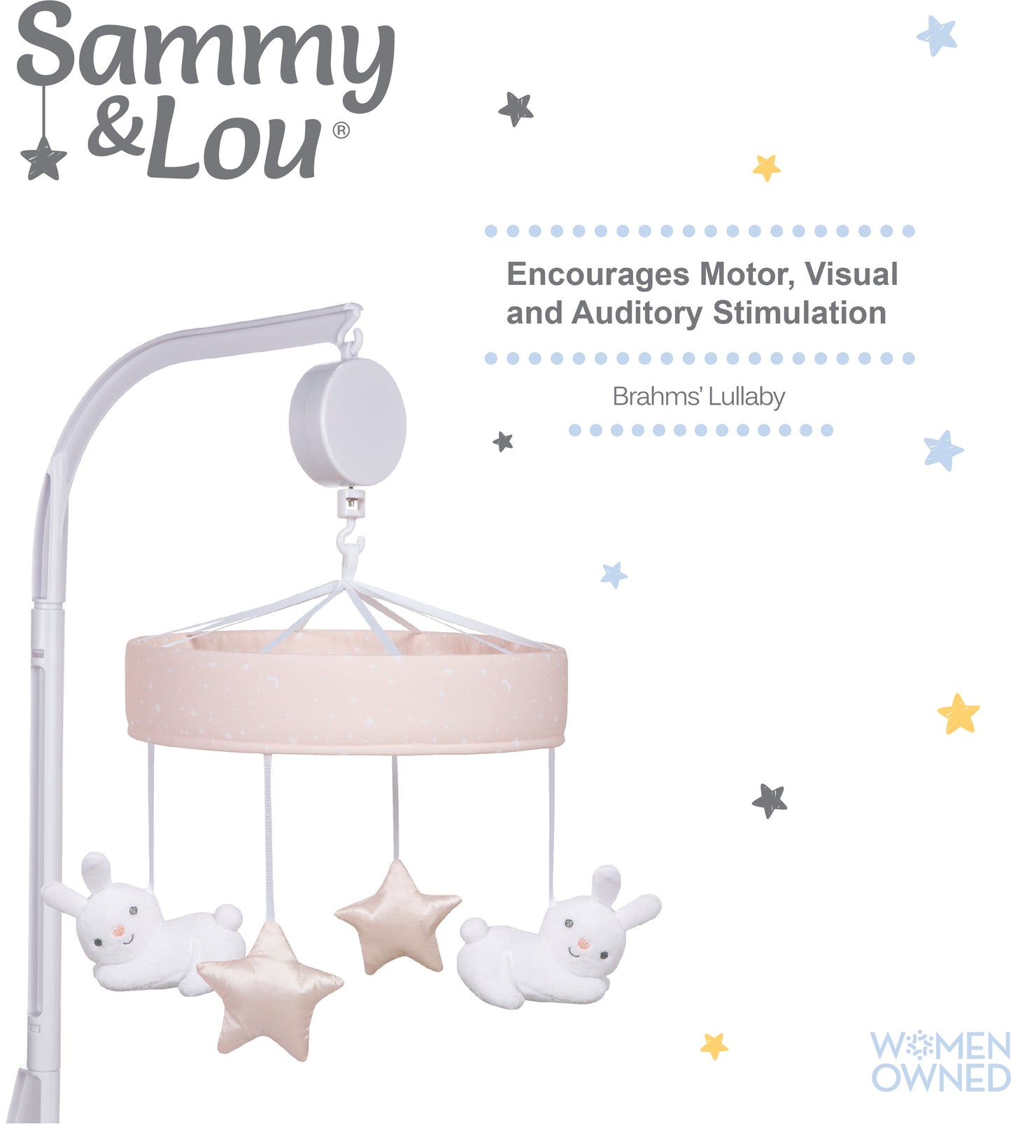 Cottontail Cloud Musical Crib Baby Mobile by Sammy & Lou®