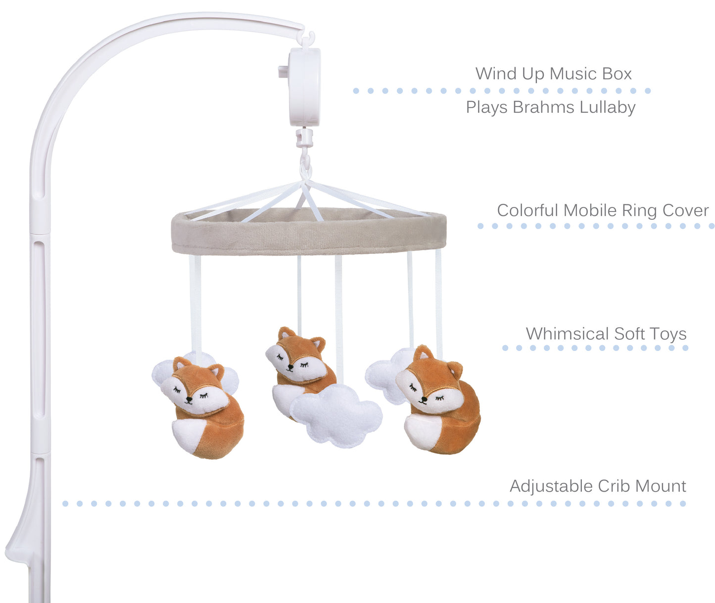 Fox Musical Crib Baby Mobile by Sammy & Lou®