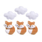 Fox Musical Crib Baby Mobile by Sammy & Lou®;fox and cloud felt piece