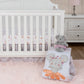  Dancing Mouse 4 Piece Crib Bedding Set by Sammy & Lou®; stylized in room image