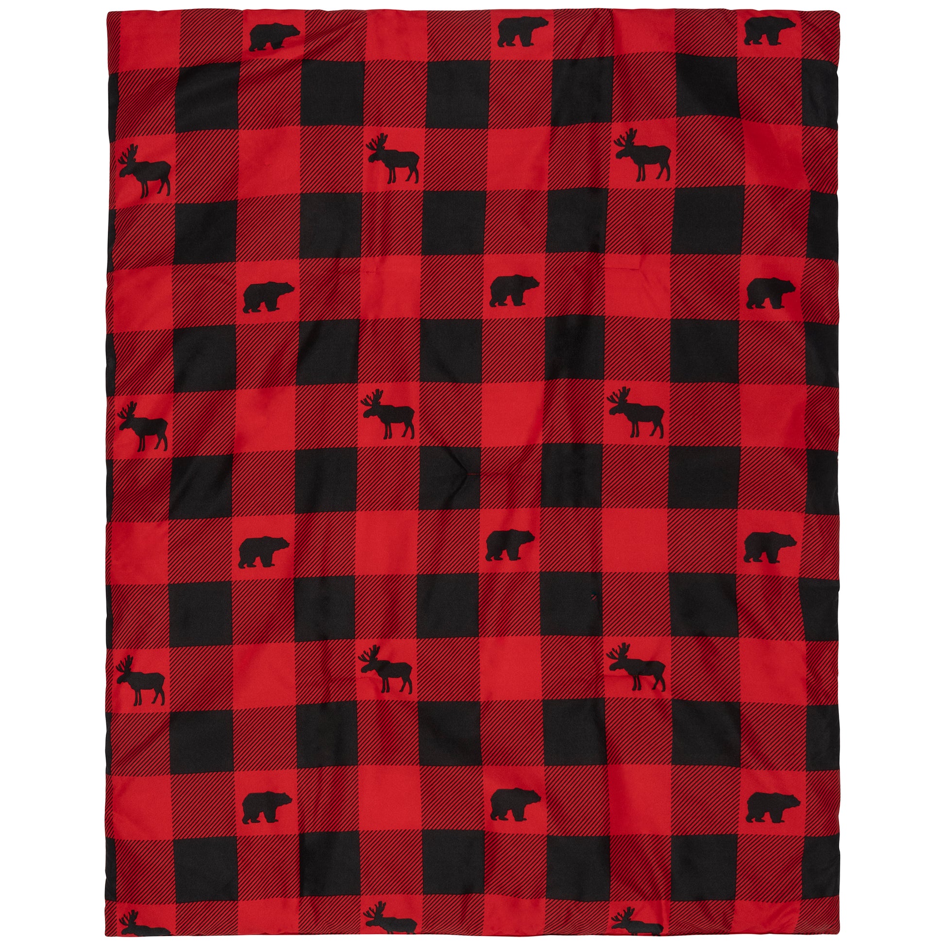  Buffalo Check 3 Piece Crib Bedding Set by Sammy & Lou®- crib quilt laid out front