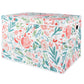 Painterly Floral Felt Toy Box by Sammy & Lou® Angled with lid closed