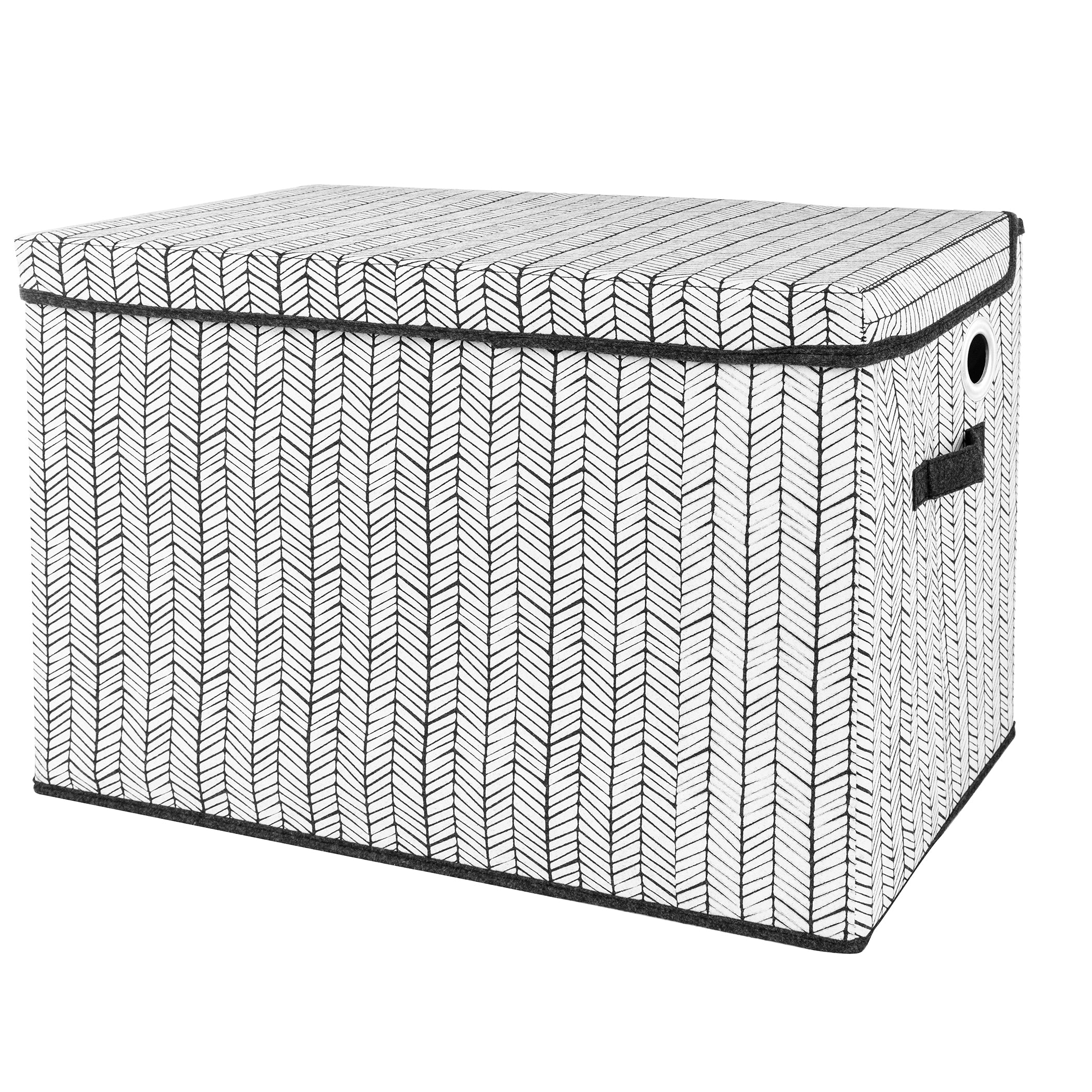 Herringbone Felt Toy Box By Sammy & Lou® Trend Lab