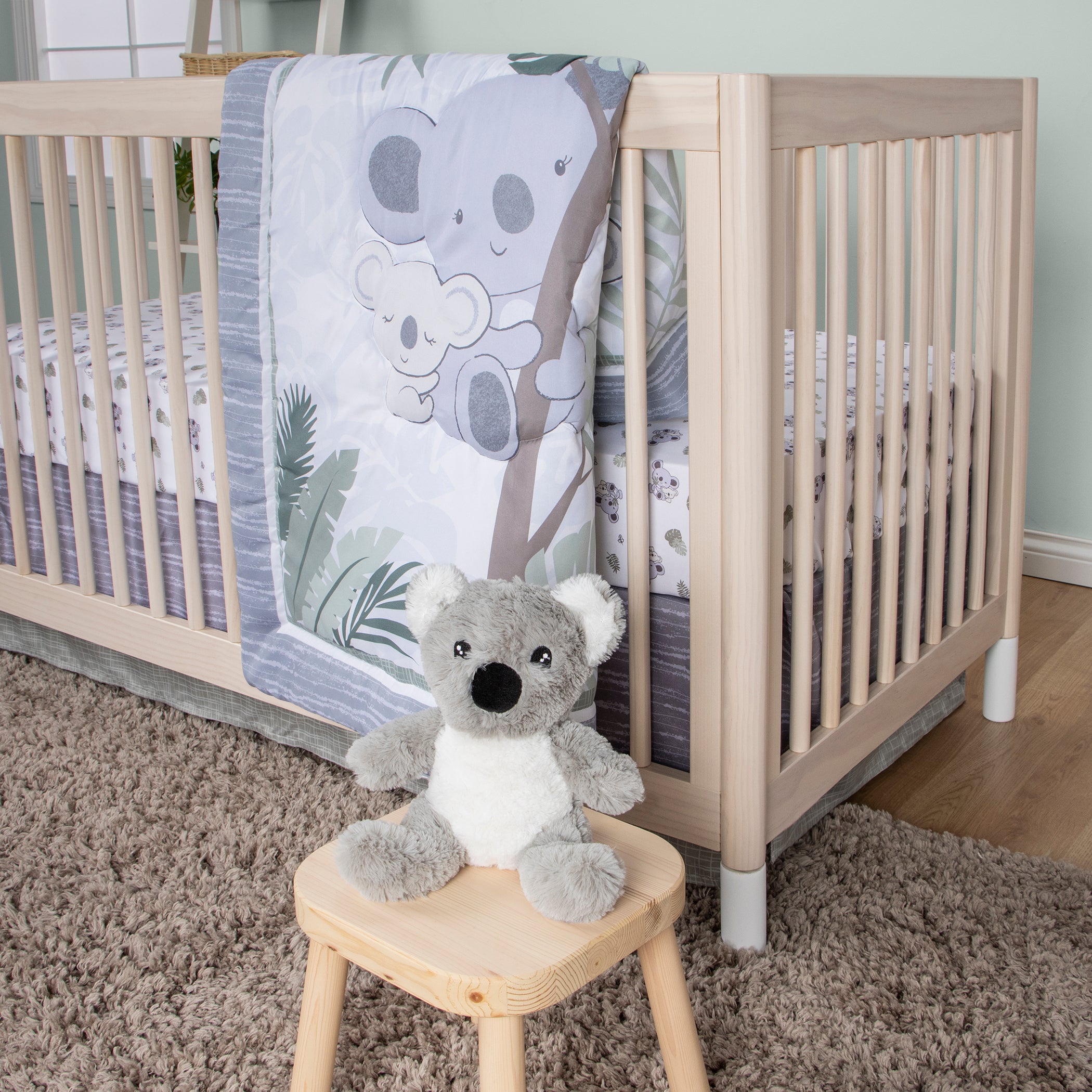 Koala Love 4 Piece Crib Bedding Set by Sammy Lou