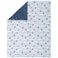 Air Travel 3 Piece Crib Bedding Set by Sammy & Lou® - crib quilt features airplanes and celestial stars