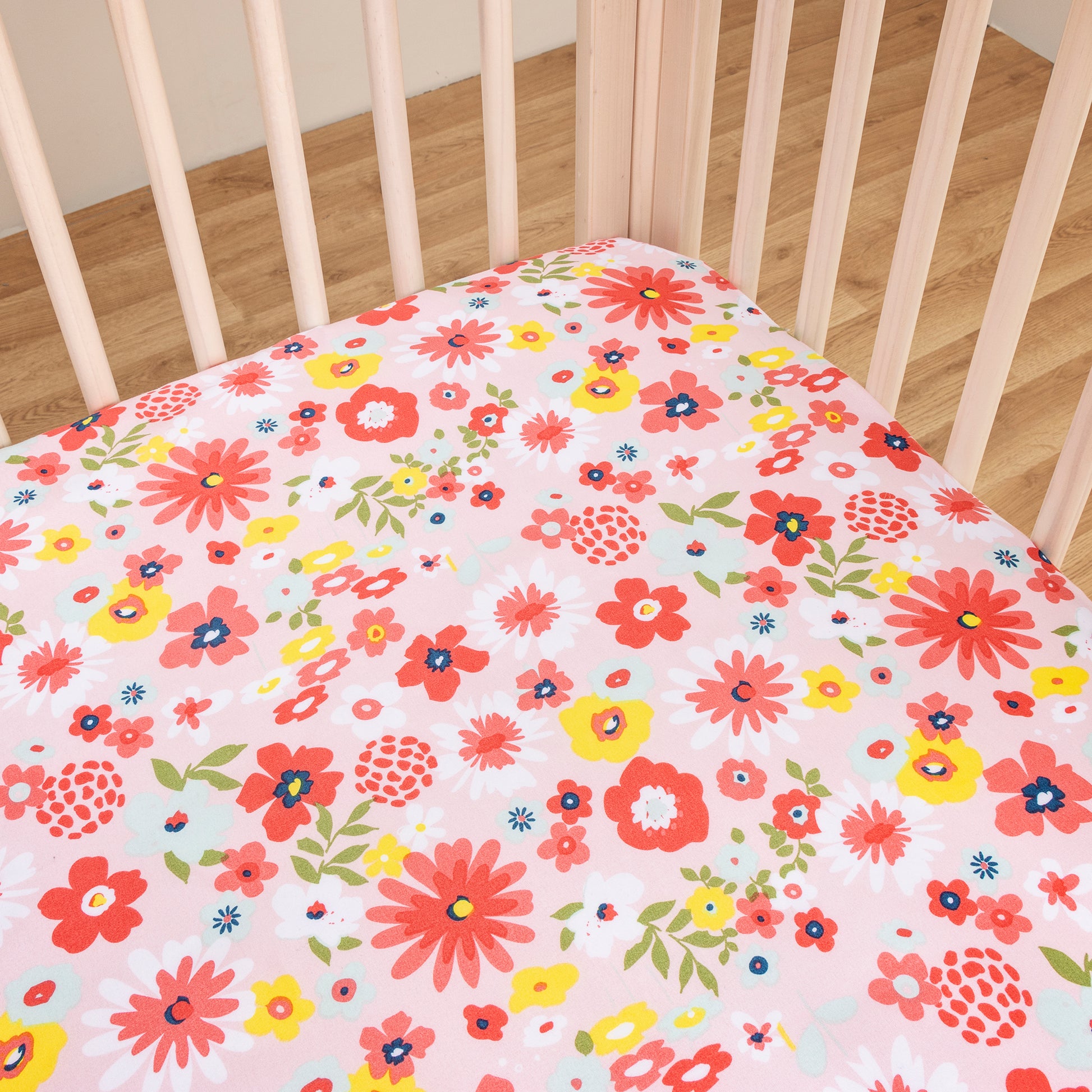 Floral Sprinkles 2-Pack Microfiber Fitted Crib Sheet Set by Sammy & Lou®