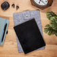 Light Gray Felt Tablet Sleeve Carrying Case by Sammy and Lou®