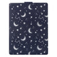 Constellation Felt Laptop Sleeve Carrying Case - Back view