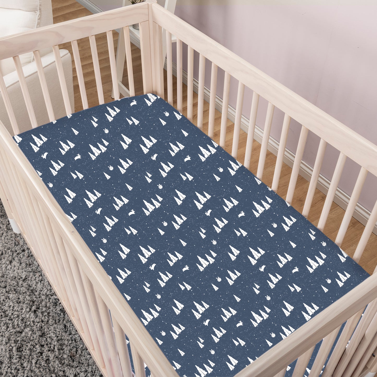 Forest Stargazer 4 Piece Crib Bedding Set by Sammy & Lou